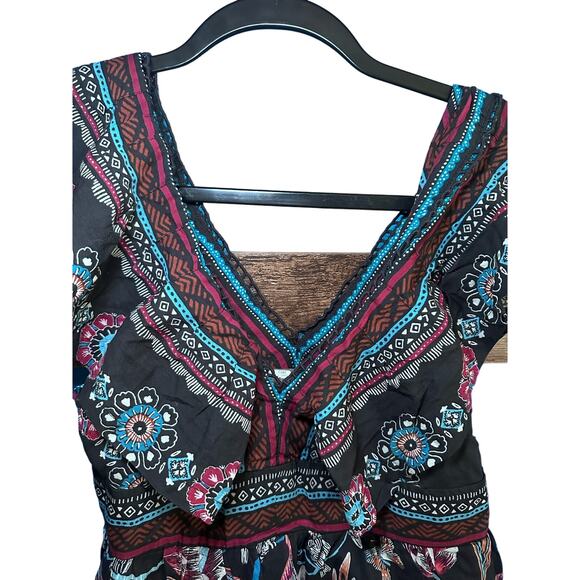 NEW Anthropologie V-Neck Plunge Tunic Mini Dress XXSP - Picture 3 of 8